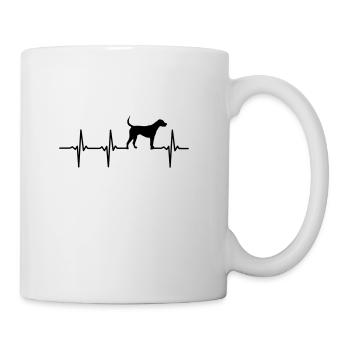 Dog T-Shirt Gift Idea Christmas Funny Love - Mug - white - Right