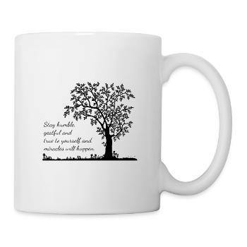 Baum - Tasse - Weiß - Rechts