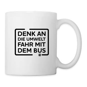 Fahr mit dem Bus - Tasse - Weiß - Rechts