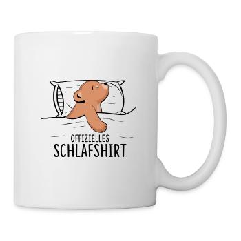 Offizielles SchlafBär - Tasse - Weiß - Rechts