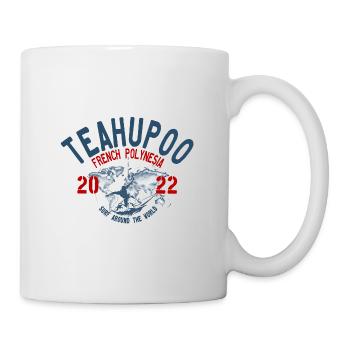 Surfen Sie um die Welt Teahupoo blc - Tasse - Weiß - Rechts