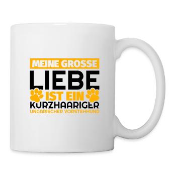 Kurzhaariger Ungarischer Vorstehhund Geschenke lus - Tasse - Weiß - Rechts