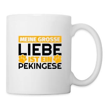 Pekingese Geschenke lustig - Tasse - Weiß - Rechts