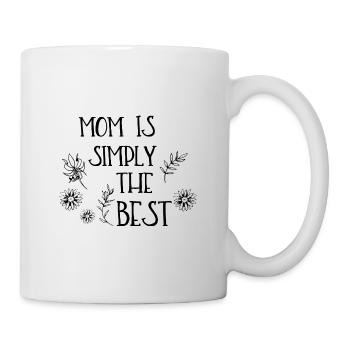 Mom is simply the best - Mug - white - Right