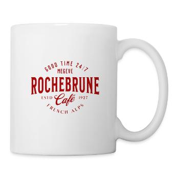 Rochebrune cafe Megève French Alps - Mug blanc - blanc - Droite