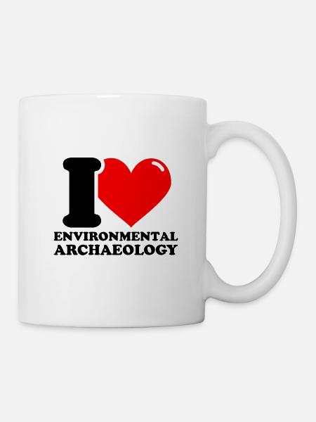 I love environmental archaeology - Mug - white