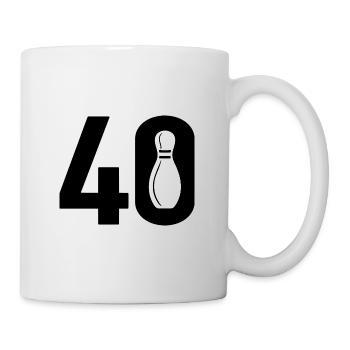 40 Bowling Bowler 40 - Mug blanc - blanc - Droite