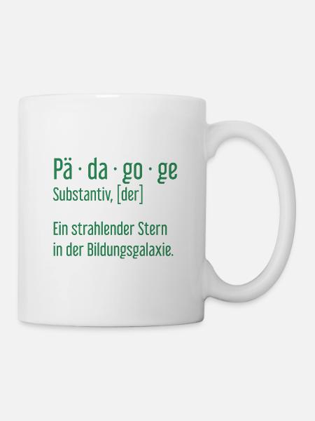 Pädagoge Pädagogen Schule Lehrer Unterricht - Tasse - Weiß