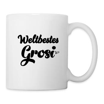 Weltbestes Grosi Schweiz Schweizerdeutsch Oma - Tasse - Weiß - Rechts