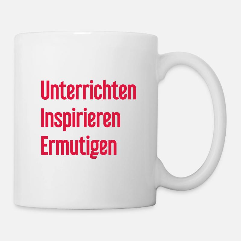 Teaching Inspiring Encouraging - Mug - white