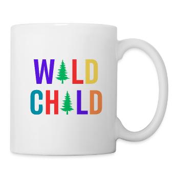 Wild Child Bunt - Tasse - Weiß - Rechts