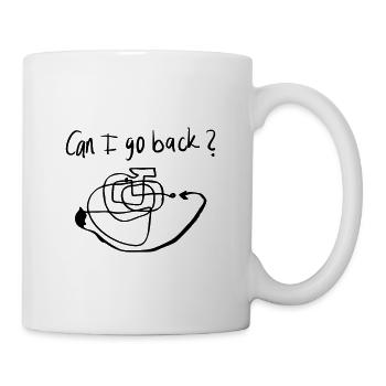 Can I go back? - Mug - white - Right