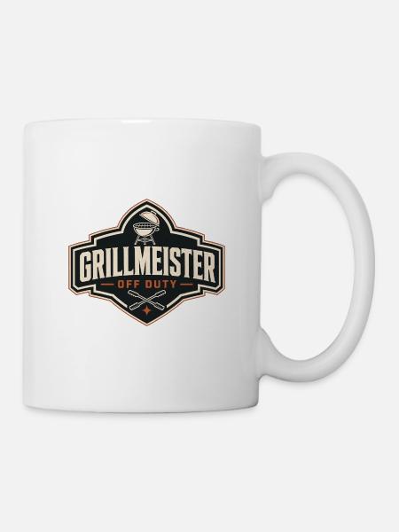 Grillmeister Off Duty - Tasse - Weiß