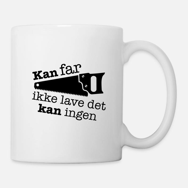 Farfar med saven - Kop/krus - hvid