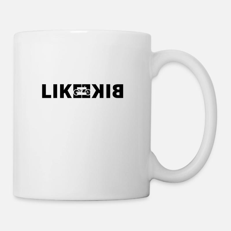 cycle de l'amour de course cycle cyclisme bicyclette lik - Mug blanc - blanc