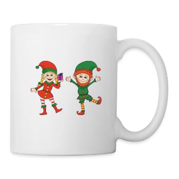 Elfes de Noël Elfes Elfes Noël Noël - Mug blanc - blanc - Droite