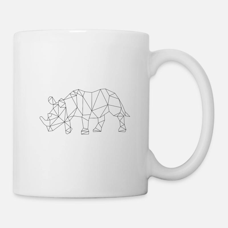 rhinocéros (rhinocéros) - Mug blanc - blanc