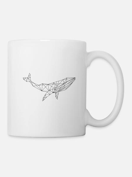 Wal - Tasse - Weiß