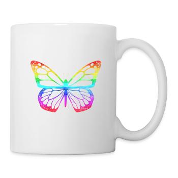 Butterfly gifts butterfly butterflies - Mug - white - Right