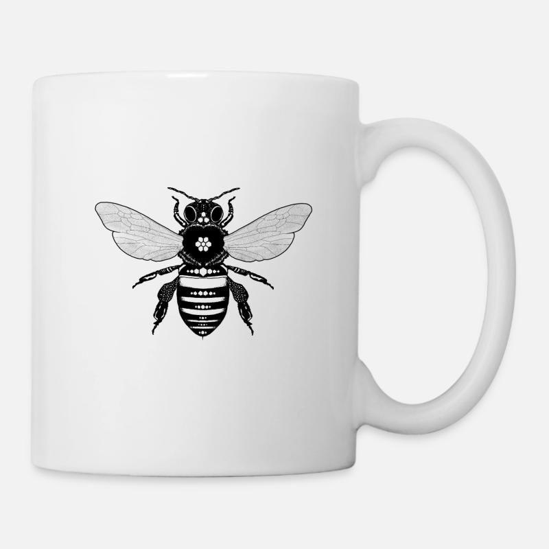Abeille - Mug blanc - blanc