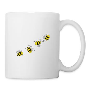 Abeille - Mug blanc - blanc - Droite