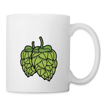Hopfen Bier Brauen Brauer Brauerei Alkohol JGA - Tasse - Weiß - Rechts
