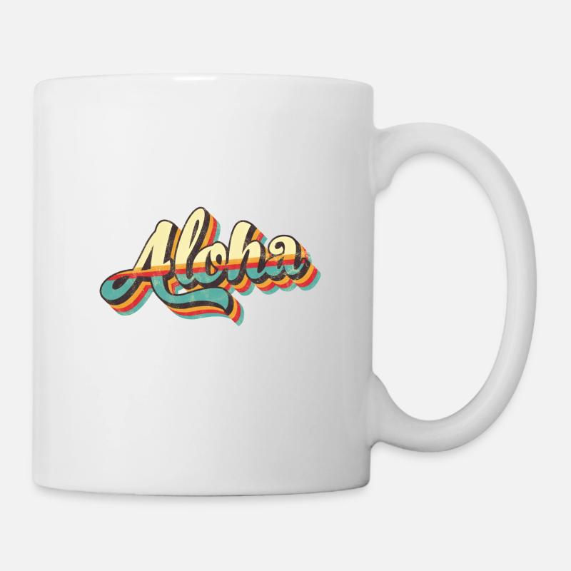 Aloha - Tasse - Weiß