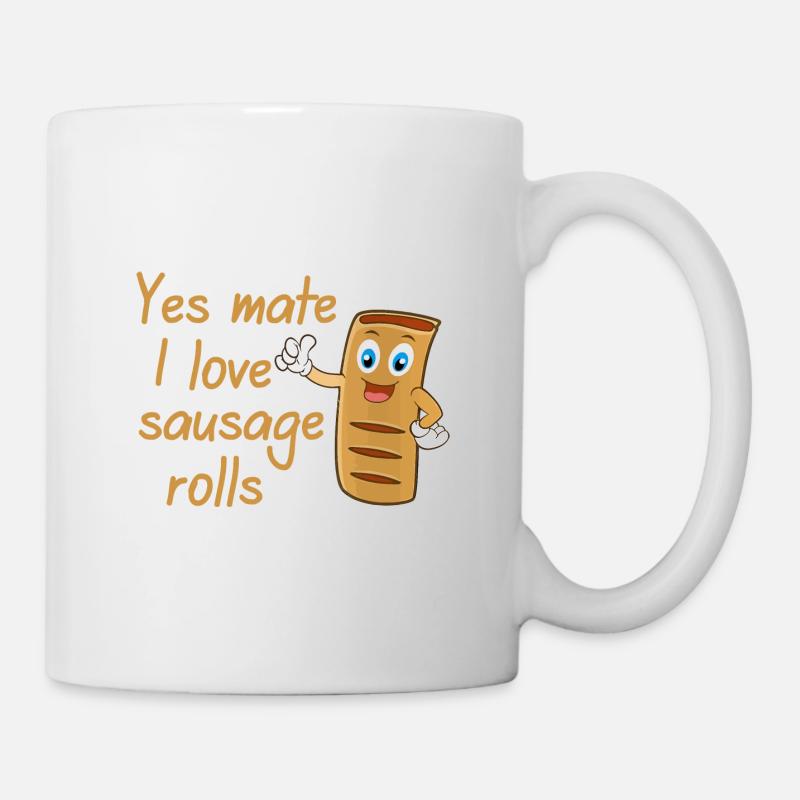 Sausage Rolls - Mug blanc - blanc