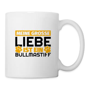 Bullmastiff Geschenke lustig - Tasse - Weiß - Rechts