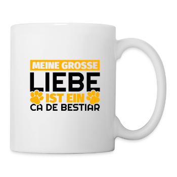 Ca de Bestiar Geschenke lustig - Tasse - Weiß - Rechts