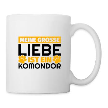 Komondor Geschenke lustig - Tasse - Weiß - Rechts