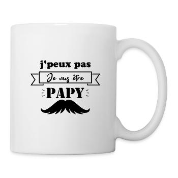 Je peux pas je vais être papy futur grand père - Mug blanc - blanc - Droite