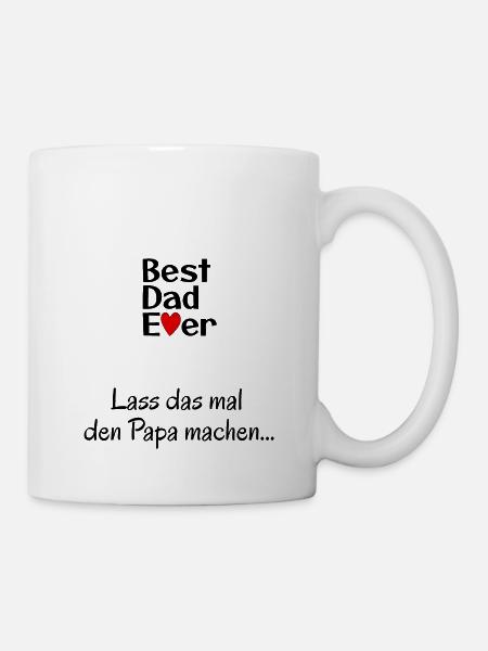 Father's Day, Father's Day ❤️ Best Dad Ever Design - Mug - white