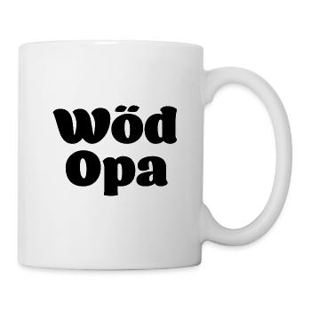 Wöd Opa bester Opa Österreich wöd Opi Österreich - Tasse - Weiß - Rechts
