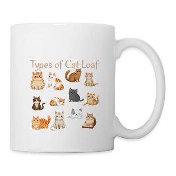 Types of Cat Loaf Cute Kitten Kawaii Cats, Cat Lov - Mug - white - Right