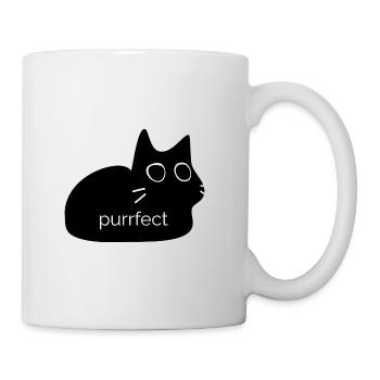 Purrfect - Conception de chat pour les amoureux des chats - Mug blanc - blanc - Droite