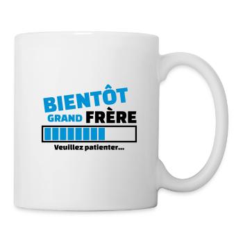 bientôt grand frère - Mug blanc - blanc - Droite