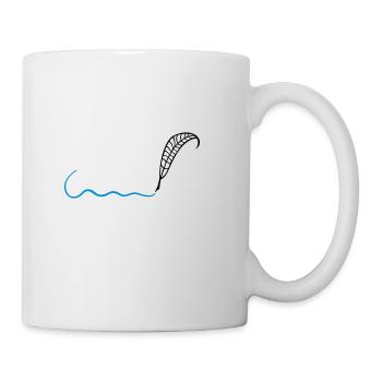 Feder Schriftsteller Autor Geschenk - Tasse - Weiß - Rechts