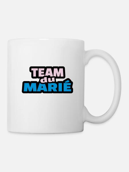 team du marié (vers.16) - Mug blanc - blanc