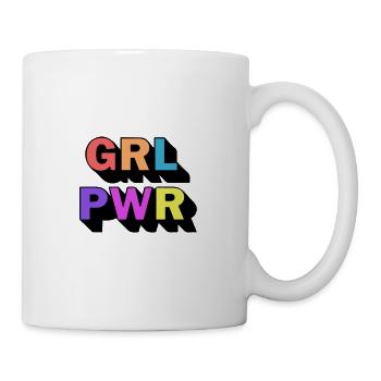 Girl Power - Tasse - Weiß - Rechts
