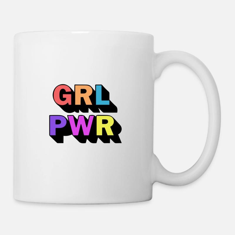 Girl power - Mug blanc - blanc