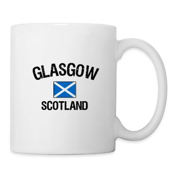 Glasgow Schottland - Tasse - Weiß - Rechts