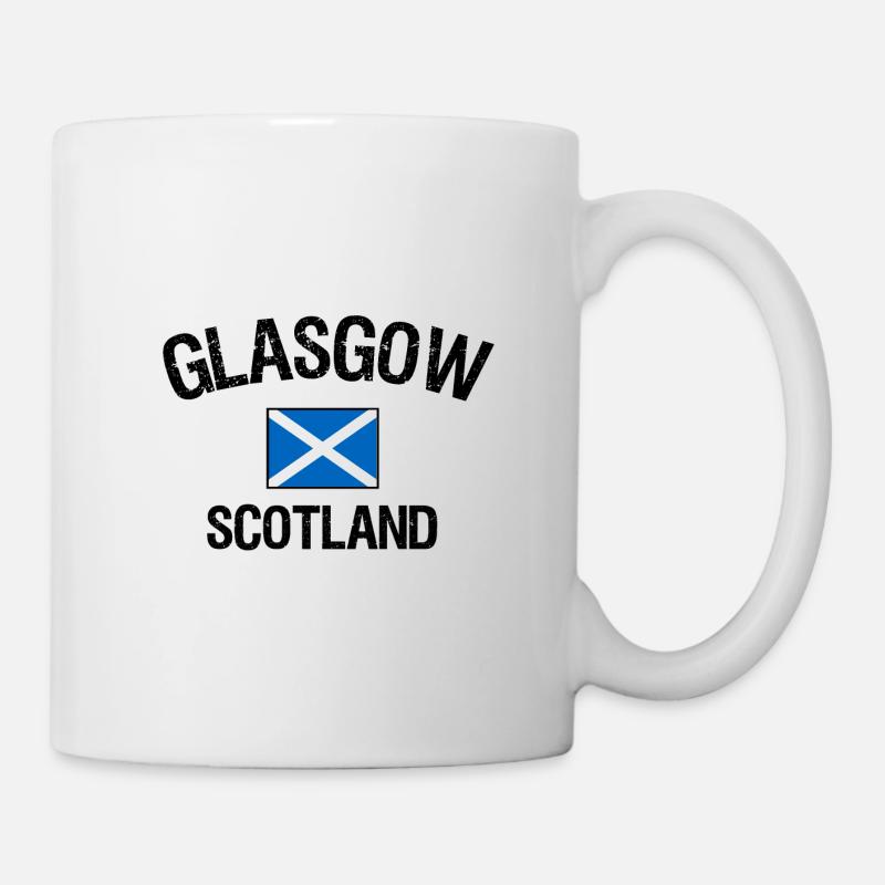 Glasgow Schottland - Tasse - Weiß