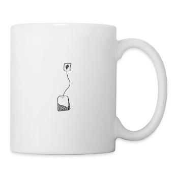 Tee Teekanne Heißgetränke Teebeutel - Tasse - Weiß - Rechts