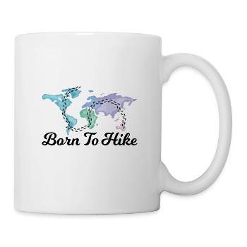 Born To Hike - Geboren zum Wandern - Mug blanc - blanc - Droite