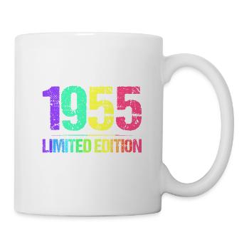 1955 Limited Edition Jahrgang 55er Retro Jahrgang - Tasse - Weiß - Rechts