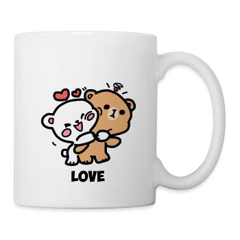 Lait & Moka Hug - Mug blanc - blanc - Droite