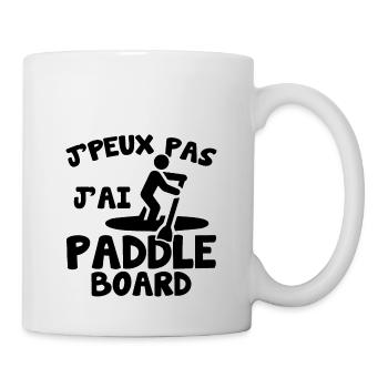 J peux pas j ai paddle board humour cadeau - Mug blanc - blanc - Droite