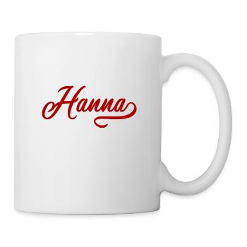 Hanna Jahrgangsname - Tasse - Weiß - Rechts