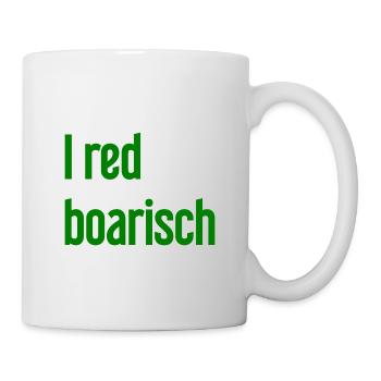 I red boarisch - Mug - white - Right